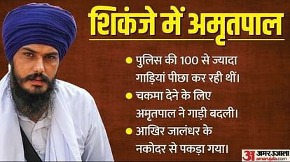 How Amritpal Singh Nabbed: कैसे शिकंजे में आया अमृतपाल? पुलिस की 100 से ज्यादा गाड़ियां लगातार रहीं पीछे अमृतपाल सिंह की गिरफ्तारी