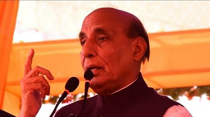 Defence Minister Rajnath Singh addressed a programme in Lucknow.