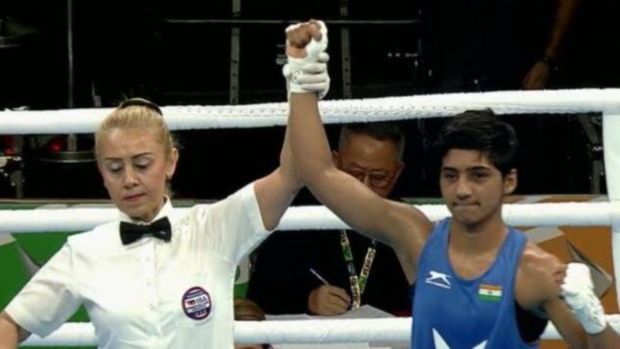 World Womens Boxing Preeti upsets top seeded boxer Perijoc Neetu and Manju also went ahead