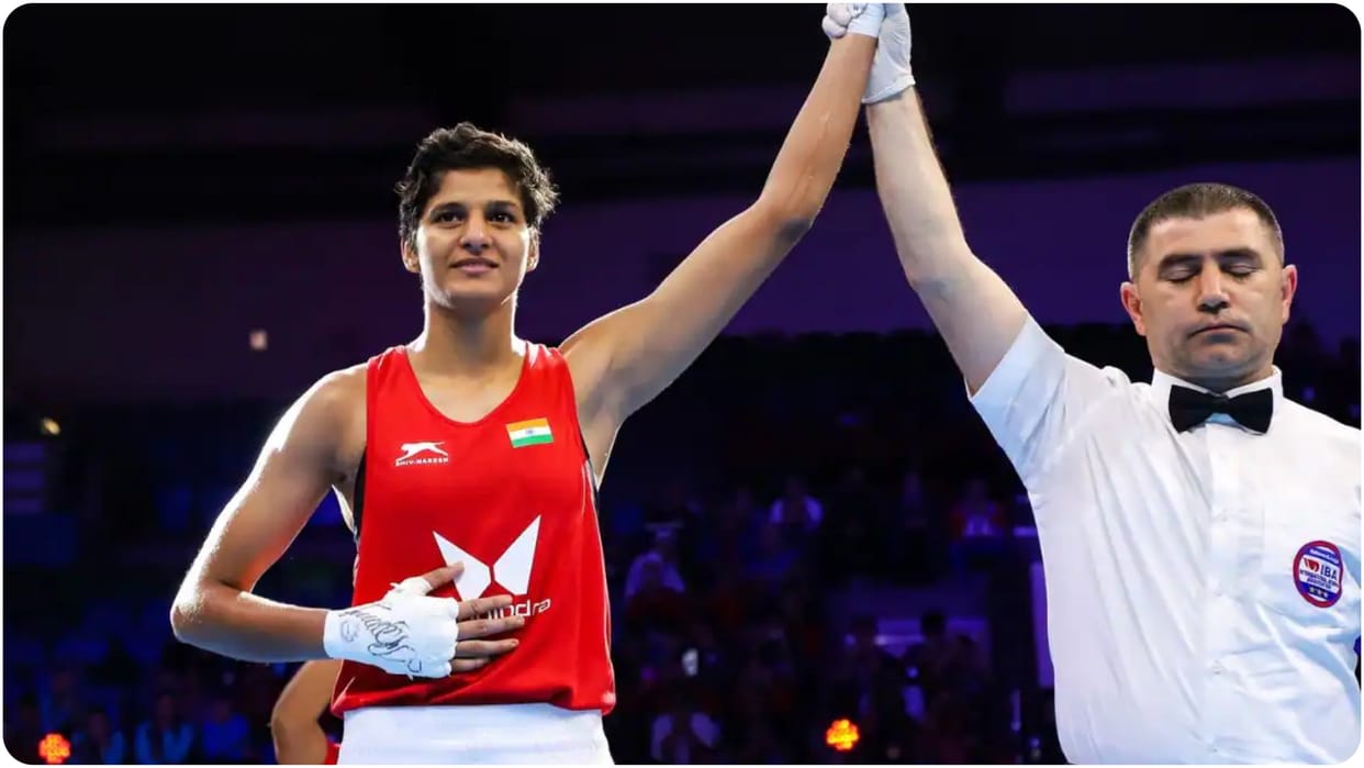 Jasmine, the first woman boxer to go to the army, won in 83 seconds in Boxing Championship