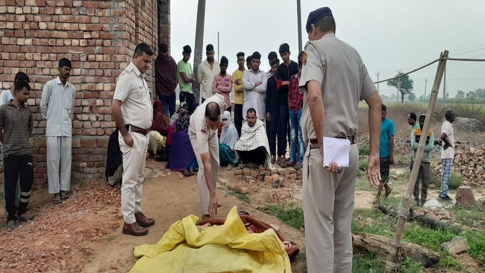 Murder by hitting a brick on head in Jind