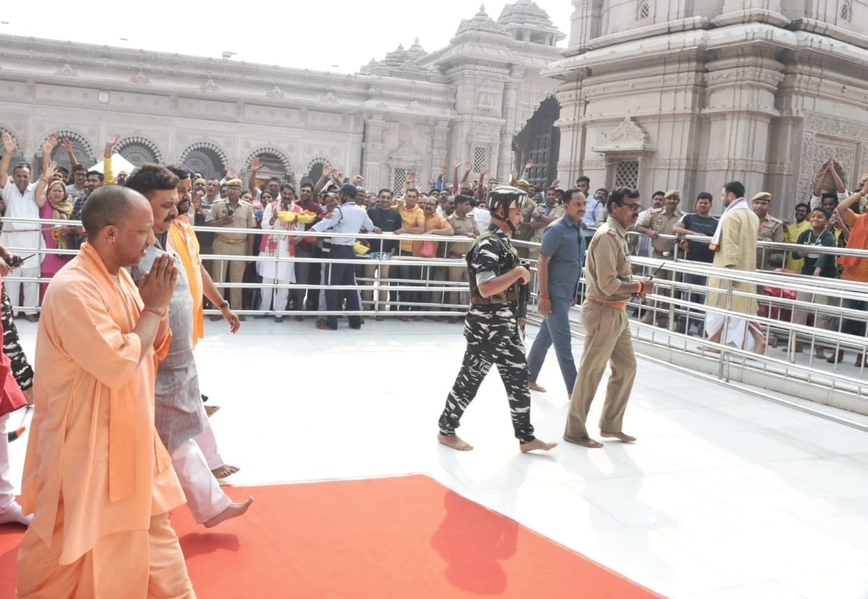 CM Yogi is coming to Mathura will see pastimes of God at Shri Krishna birthplace visit Shribanke Bihari
