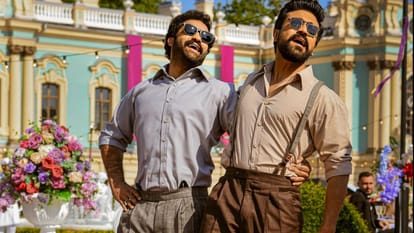 SS Rajamouli is very happy with Tesla stunning oscar 2023 winning Naatu Naatu light show shares video Watch