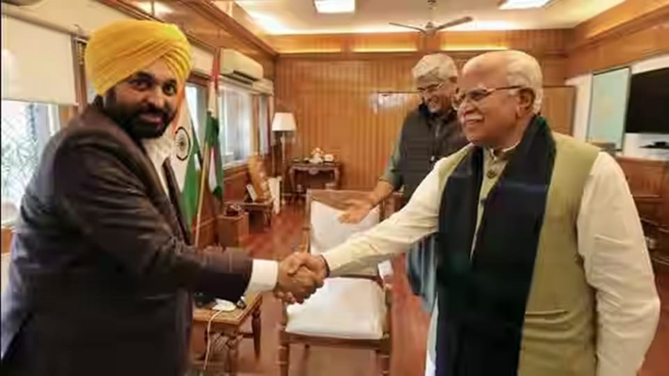 Union government informed the Supreme Court, Punjab refusing to finish Sutlej-Yamuna Link canal