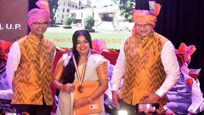 IIIT Prayagraj bright faces meritorious after getting degree, Kingsuk Bagh got president medal