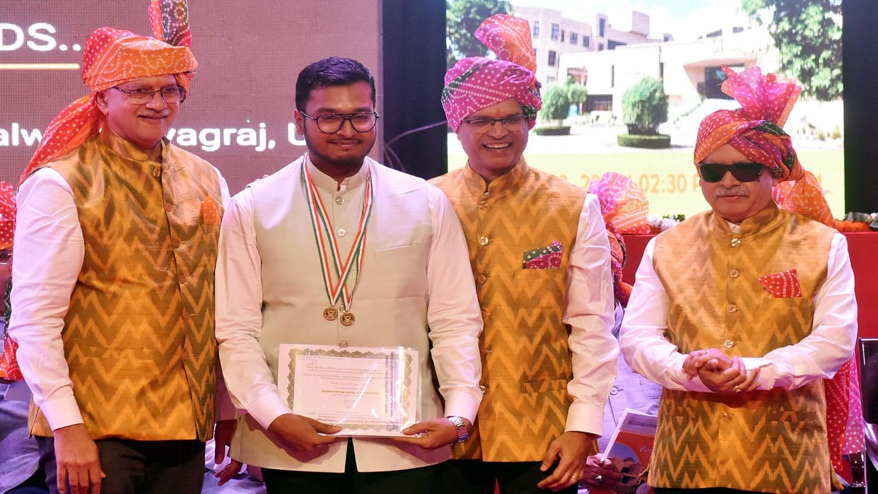 IIIT Prayagraj bright faces meritorious after getting degree, Kingsuk Bagh got president medal