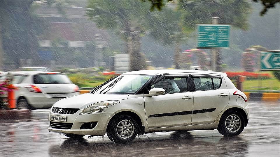 Hail fell with rain in Delhi-NCR temperature dropped by five degrees weather will remain like this till 21 mar