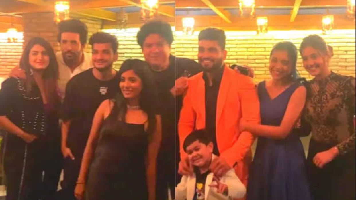 Anjali Arora Munawar Farooqui appear together in Bigg Boss Reunion party Shiv Thackeray shared video