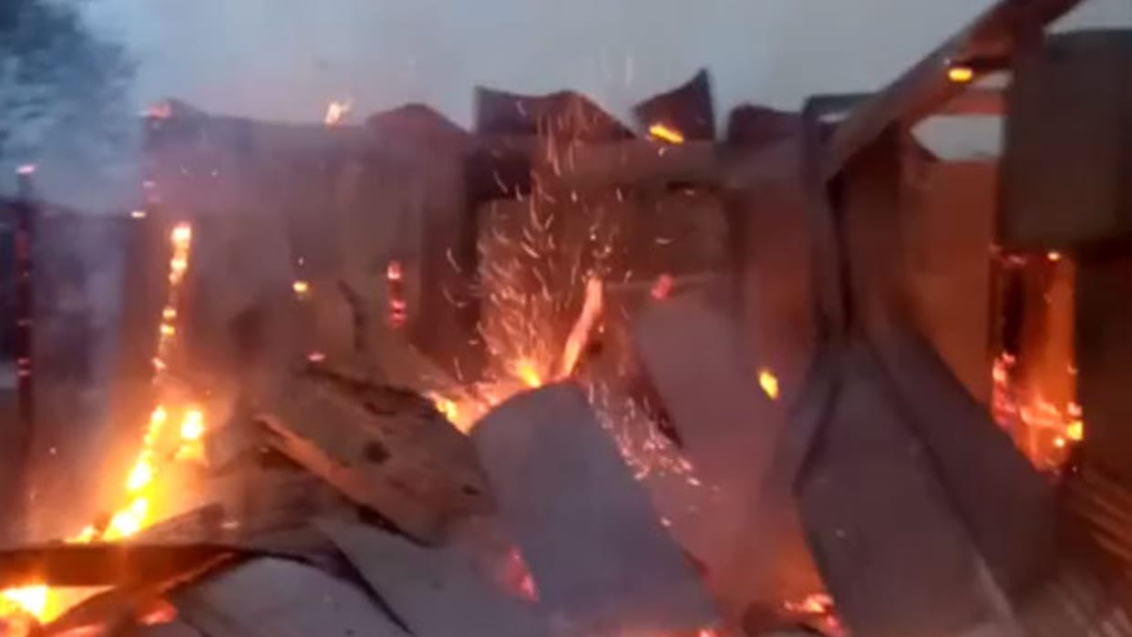assam news updates Several shops gutted in major fire in Kokrajhar
