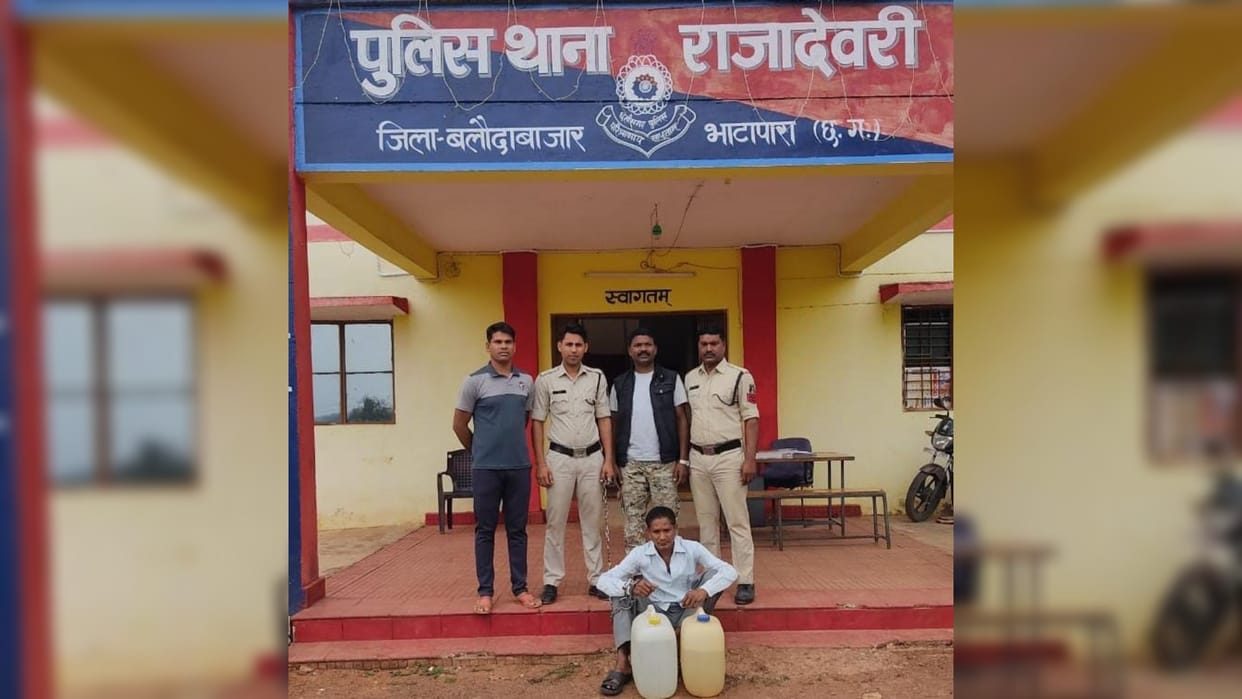 One arrested for selling Mahua liquor in baloda bazar