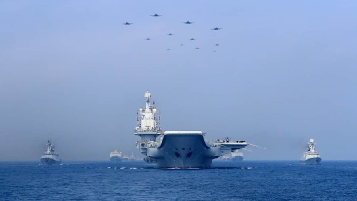 26 Chinese military aircraft 4 naval vessels tracked around Taiwan