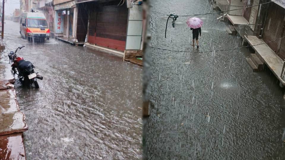farmers worried due to rain and caused heavy damage to crops in Etah