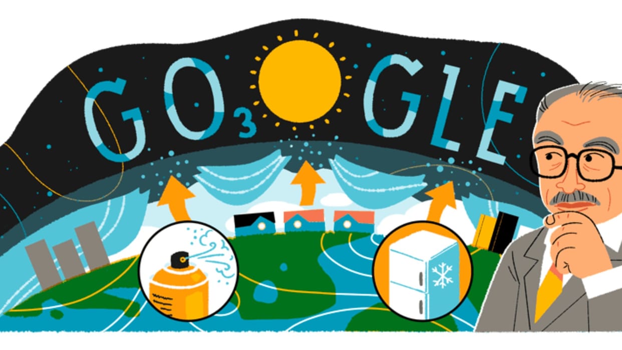 Google Doodle Honours Nobel Laureate Dr Mario Molina 80th Birthday Today Know His Achievements News in Hindi