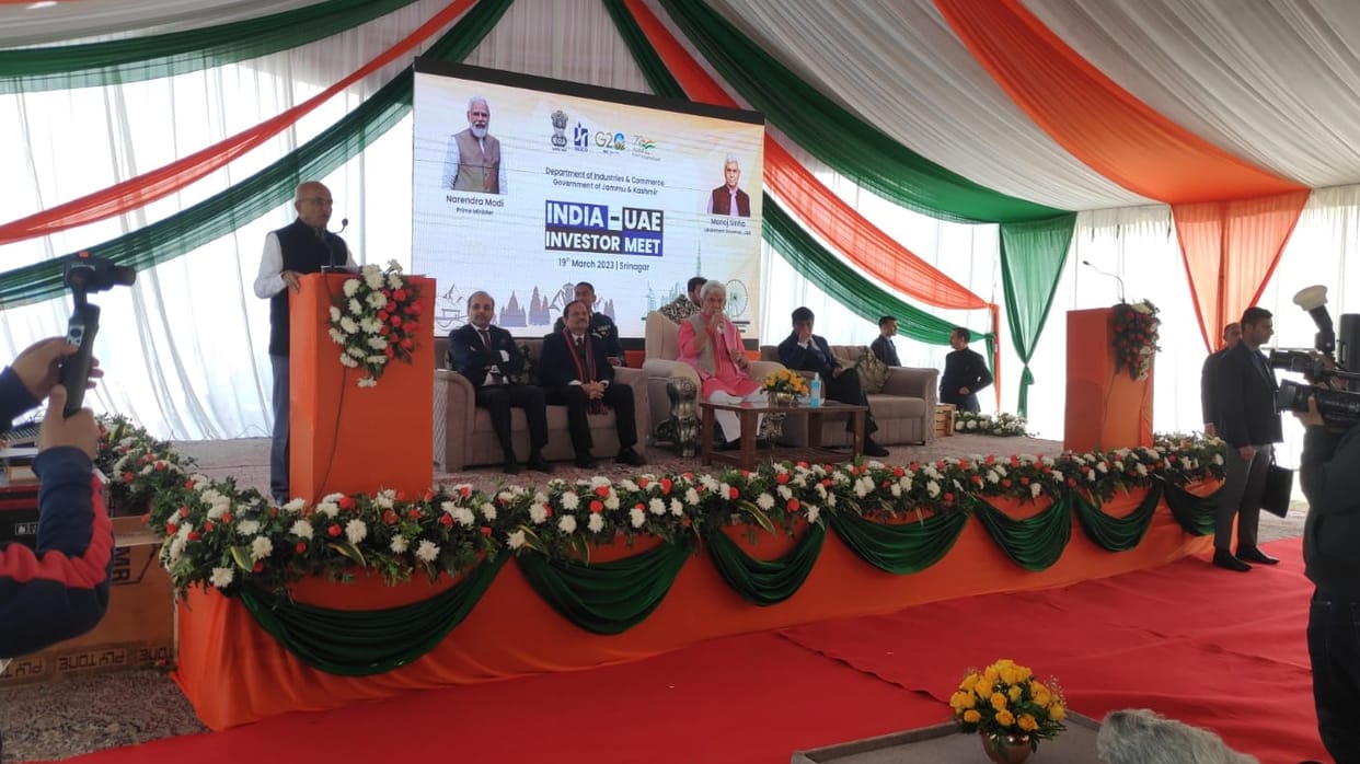 LG Lays Foundation Stone For Rs 250 Crore Worth Mall At Sempora srinagar Says First direct Foreign Investment