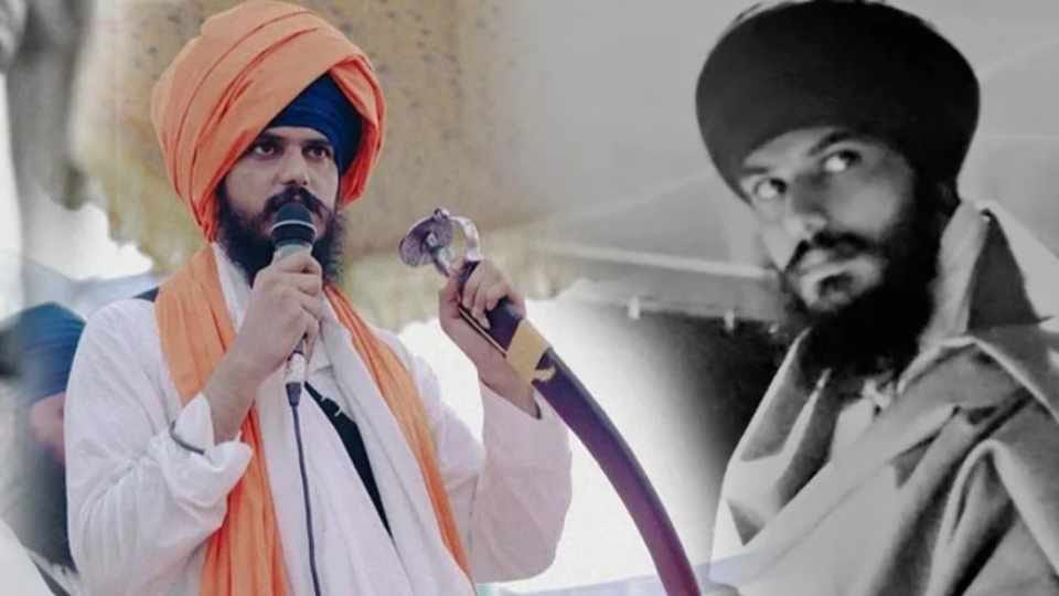 Amritpal Singh Uses Umbrella To Hide Face From CCTV