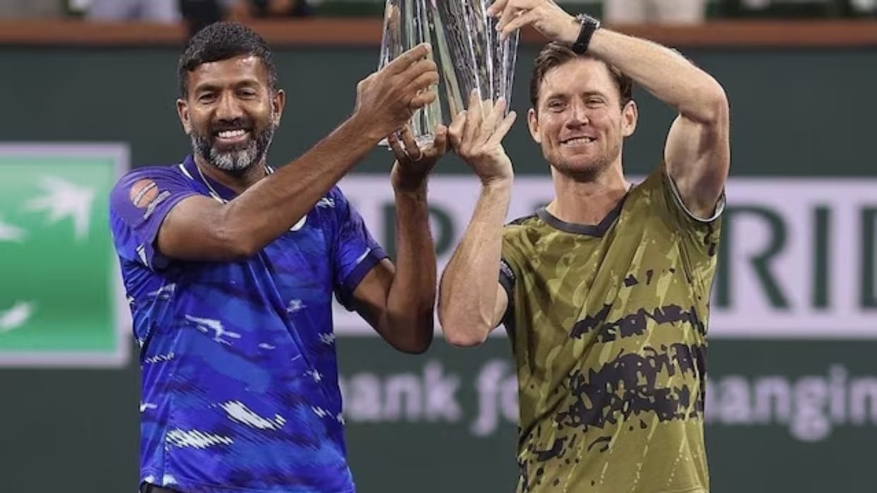 Rohan Bopanna created history at the age of 43 became the oldest champion in Indian Wells tournament