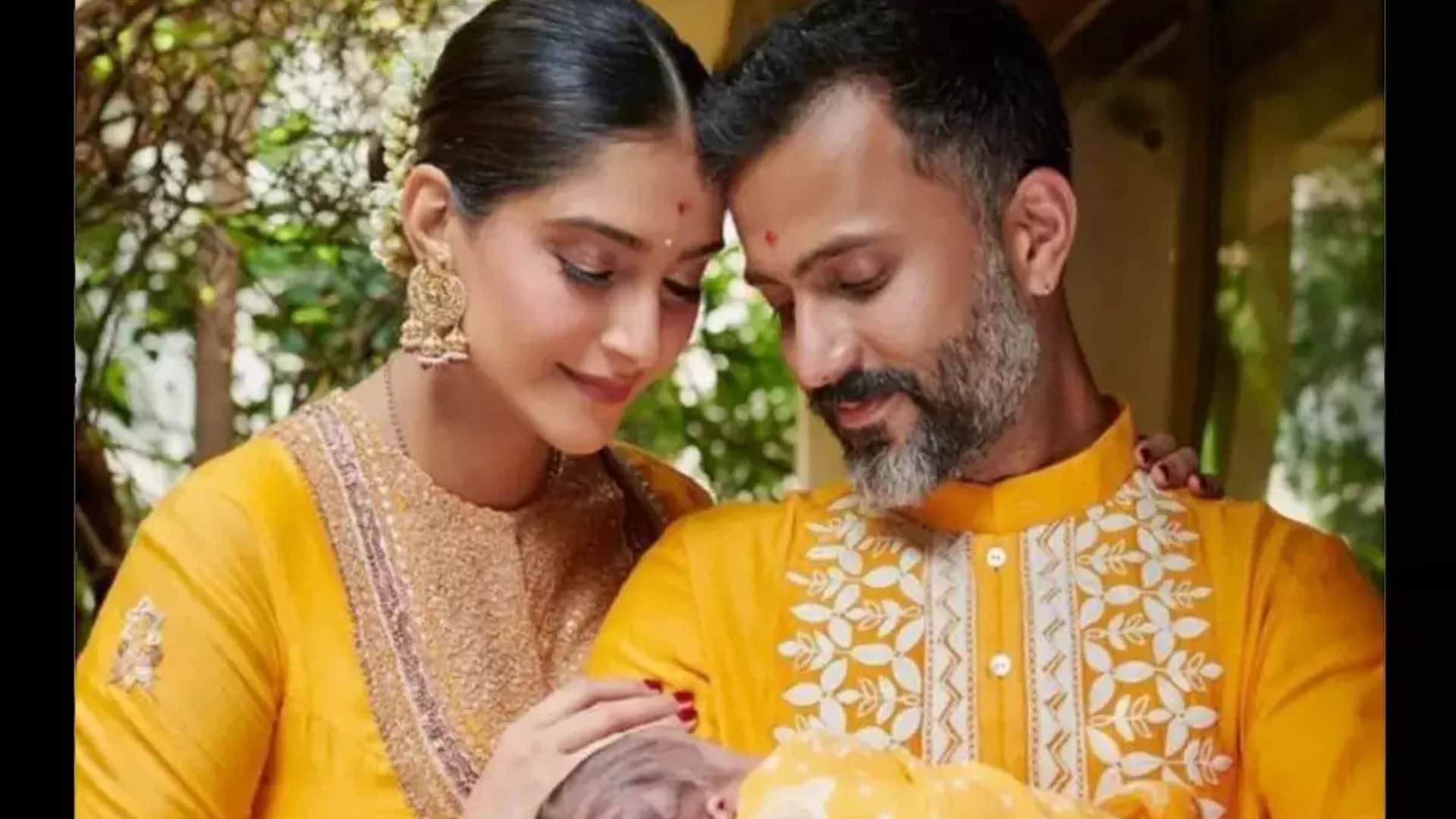 anand ahuja shared heart touching photo of sonam kapoor and vayu actress celebrates her first mothers day