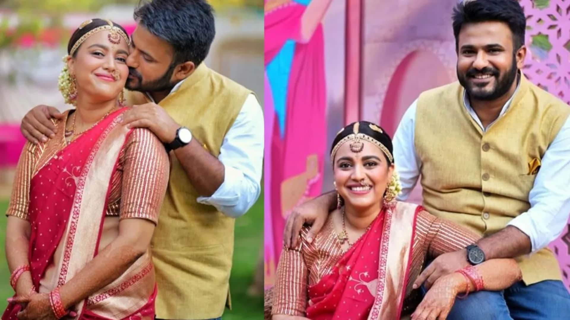 Swara Bhasker Fahad Ahmad Wedding Actress Crying At Her Vidai Video Viral on social Media