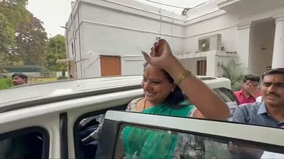 Telangana CM's daughter BRS MLC K Kavitha in ED office after agency summoned her in Delhi liquor policy case