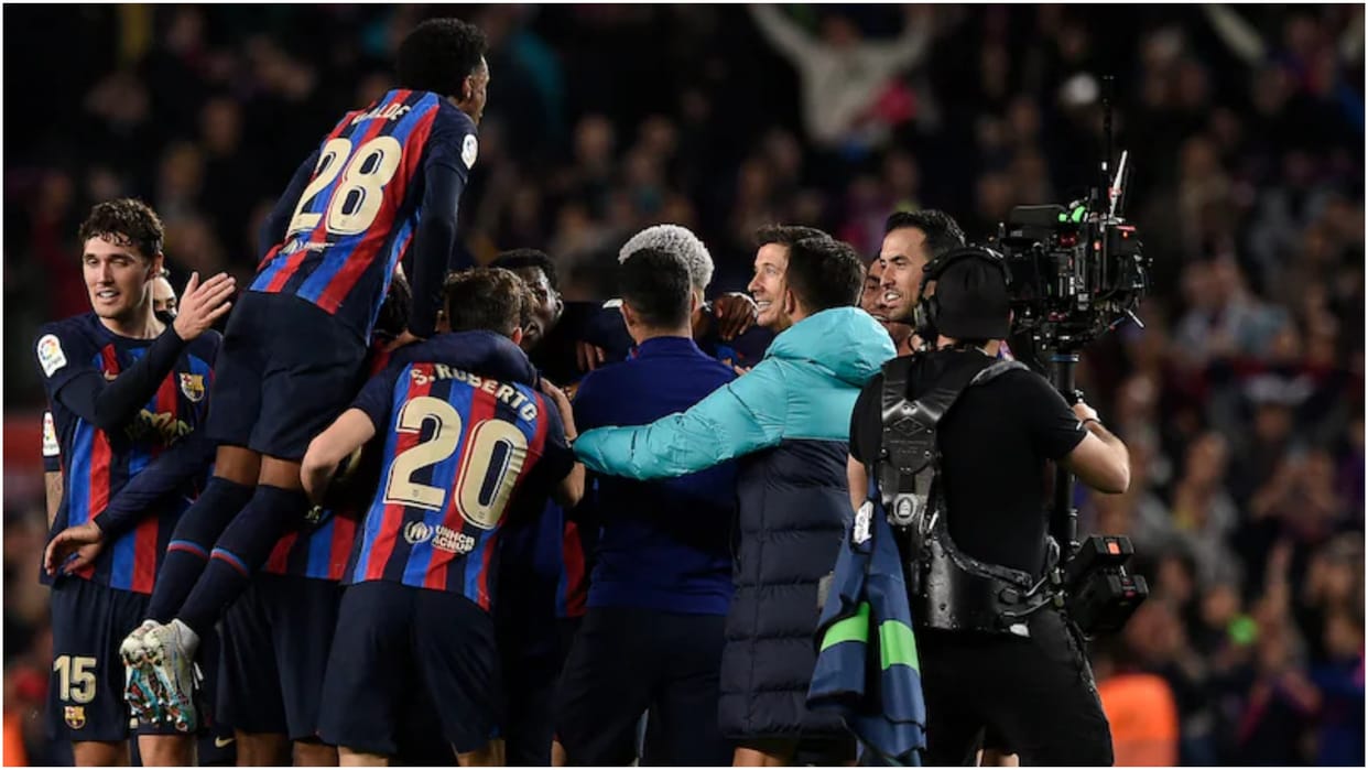 La Liga: Barcelona beat Real Madrid with goal in injury time, close to winning La Liga for 1st time since 2019
