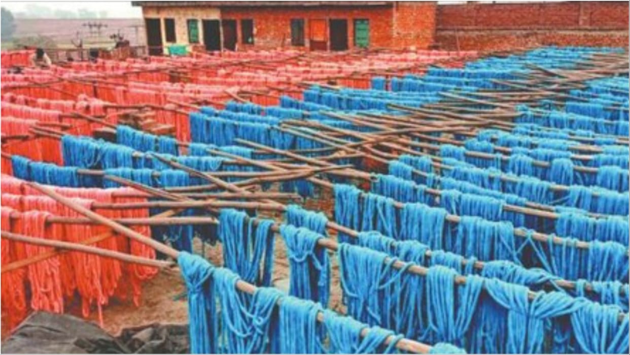 Panipat of Haryana became the king of threads leaving behind Italy