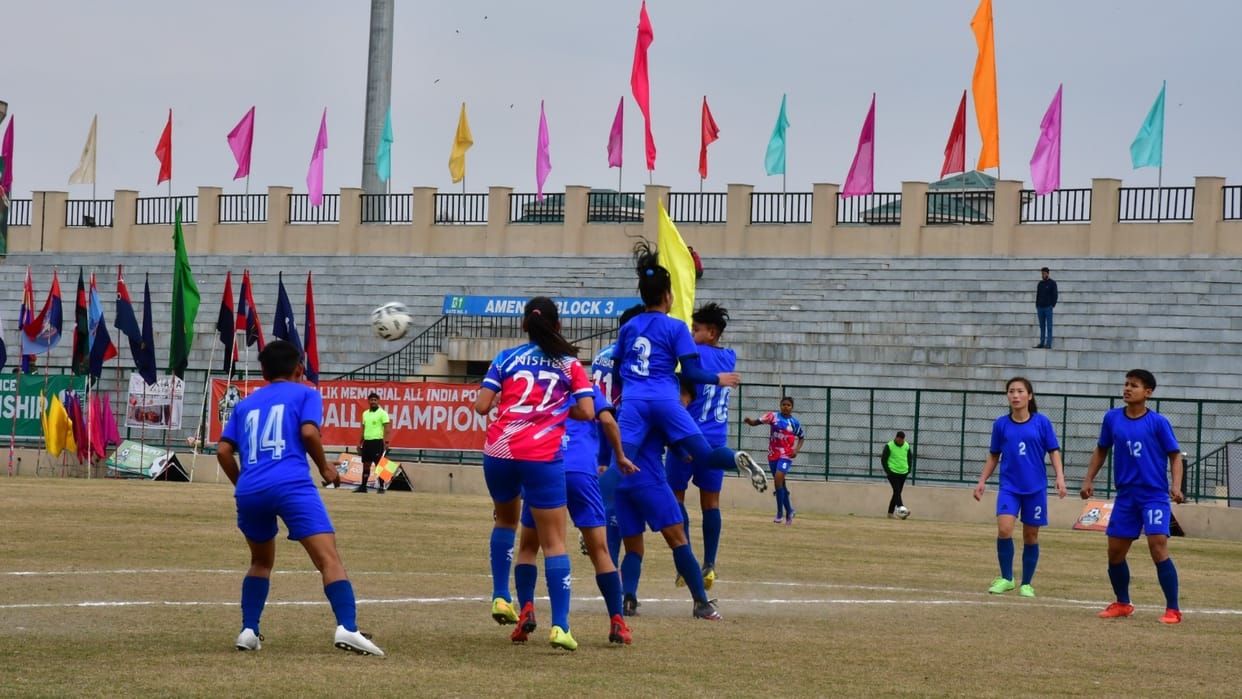 police football championship Assam Rifles women team became winner of Women Football Championship