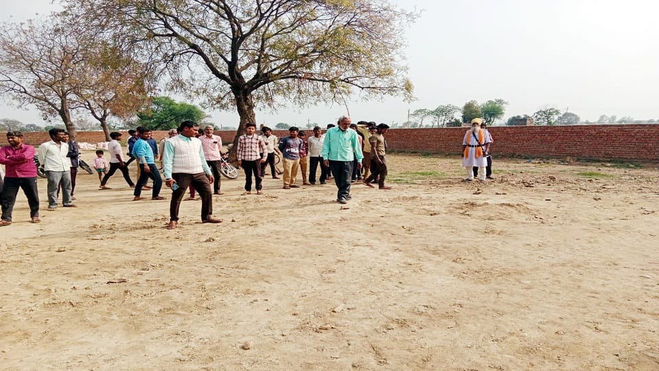 antisocial elements vandalized 30 years old religious place in Budaun
