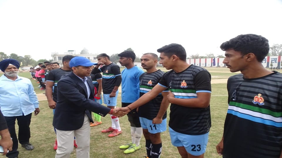 Police department state level football championship starts in Bareilly