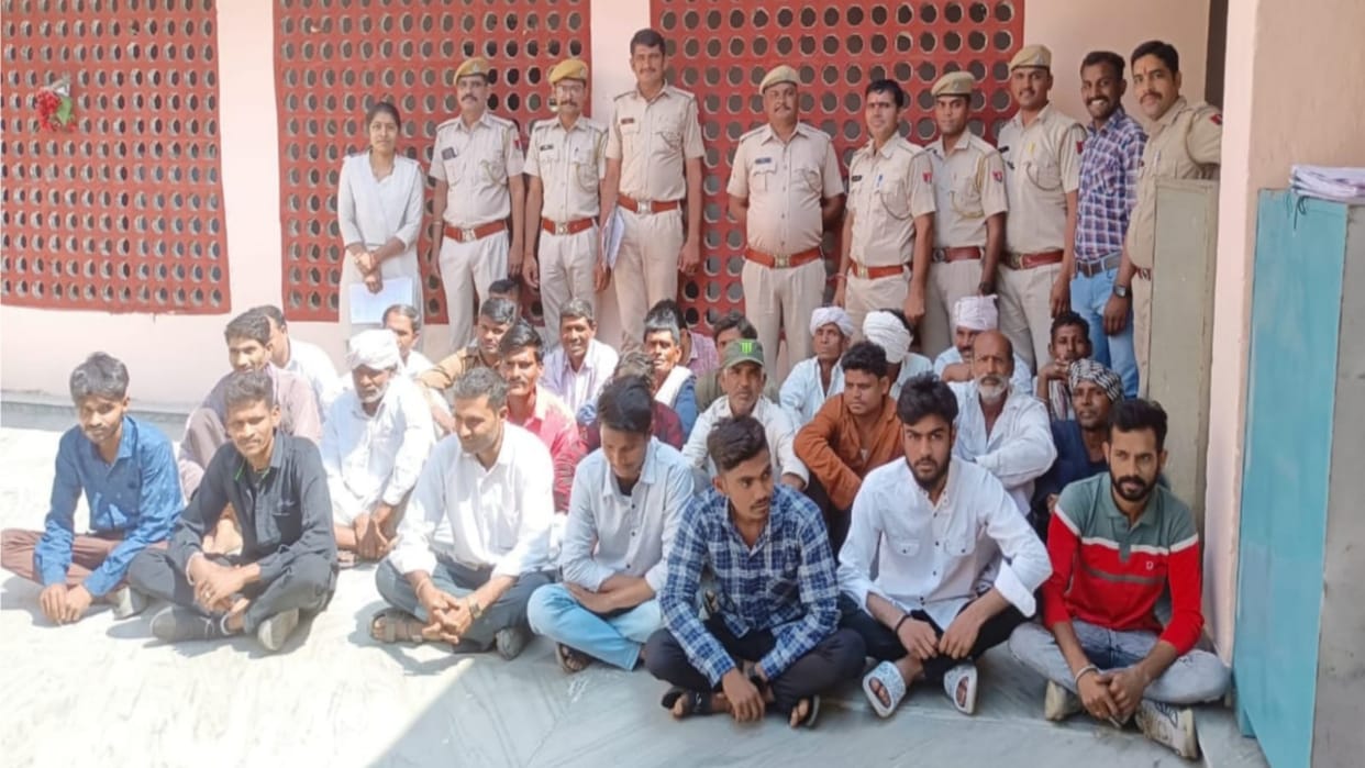 Udaipur Crackdown on history-sheeters and hardcore miscreants 408 miscreants arrested