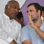मल्लिकार्जुन खरगे और राहुल गांधी।