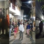 सिरसा, अंबाला, यमुनानगर में घरों से निकले लोग।