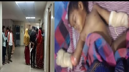 गर्म तेल की कढ़ाही में गिरी मासूम: कोरबा में परिवार संग मेला देखने साथ गई थी, खेल-खेल में हुए हादसे में झुलसी गर्म तेल की कढ़ाही में मासूम गिरकर झुलस गया।