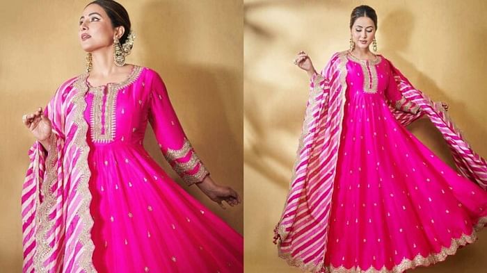 Ramadan 2023 best outfits of hina khan for Eid 2023 see photos