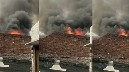 Fierce fire in Wooltex Company in Panipat
