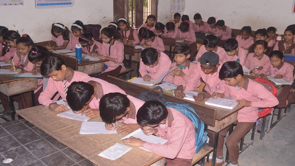basic schools Exam or joke teachers had to bring papers exam started after half an hour