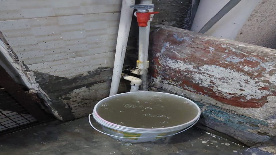Sewer came out of taps instead of Gangajal vomiting came from foul smell