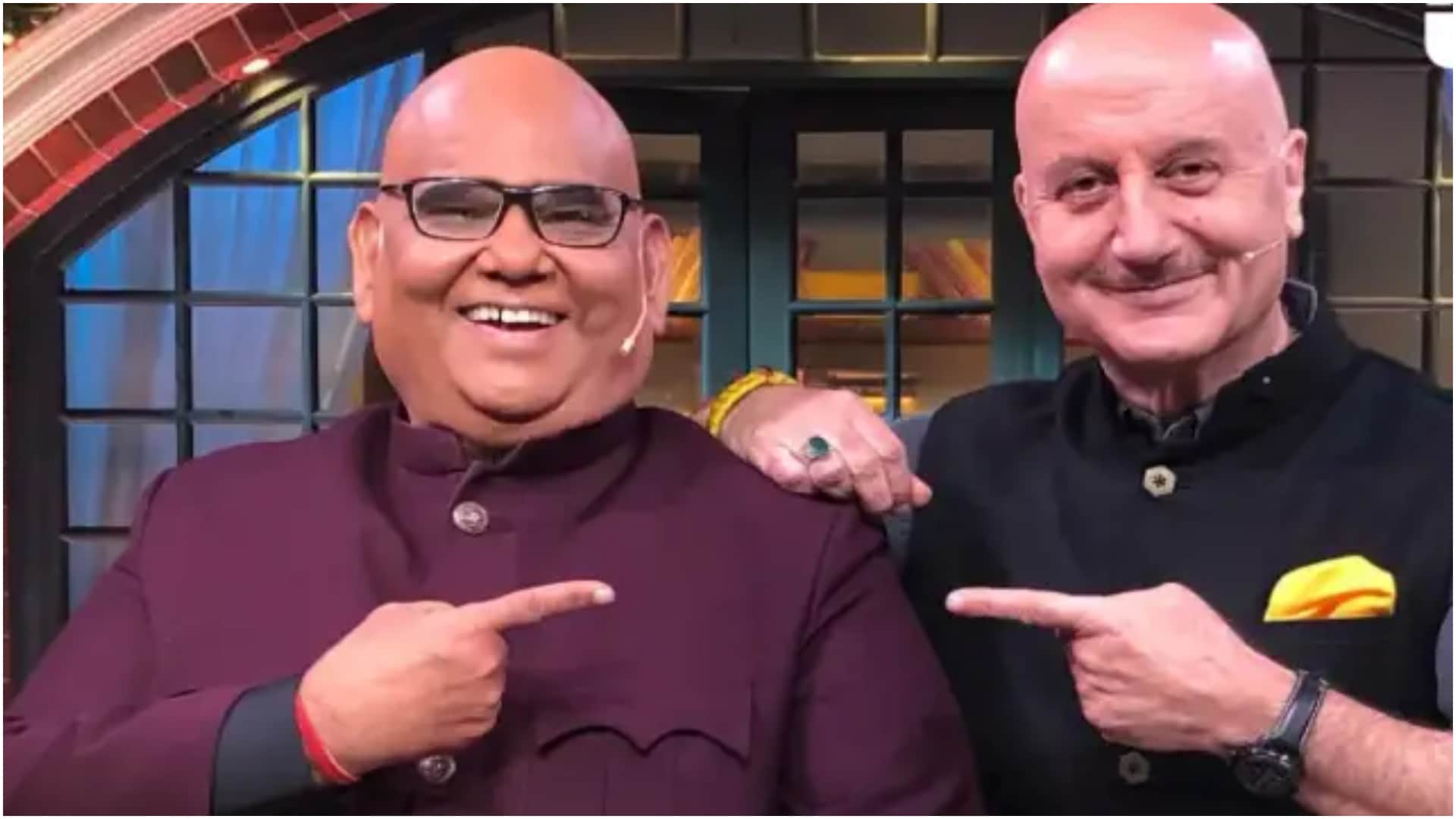 Anupam Kher recalls his last conversation with Late actor friend Satish Kaushik hours before his death