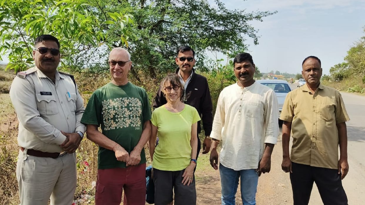 France Couple Philip and Muriel visit Bastar and praised farming