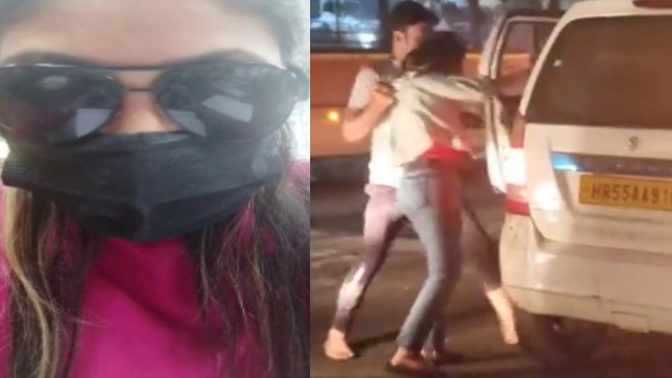 Delhi girl whose video of forcefully sitting in cab viral clarifies it was her personal fight with fiance