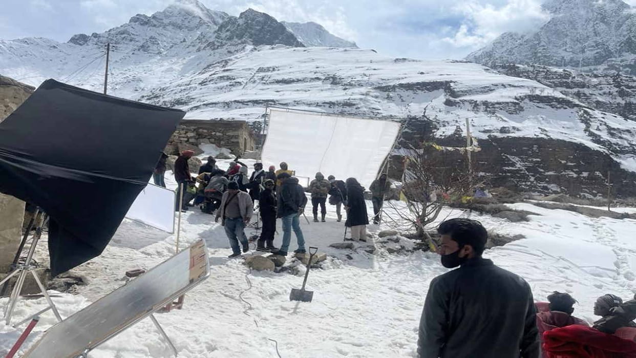 movie shooting in Lahaul, scenes shot in Lahaul on duplicate of Kajol