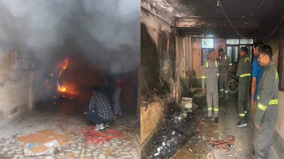 Ghaziabad apartment electricity panel catches fire but big accident prevented
