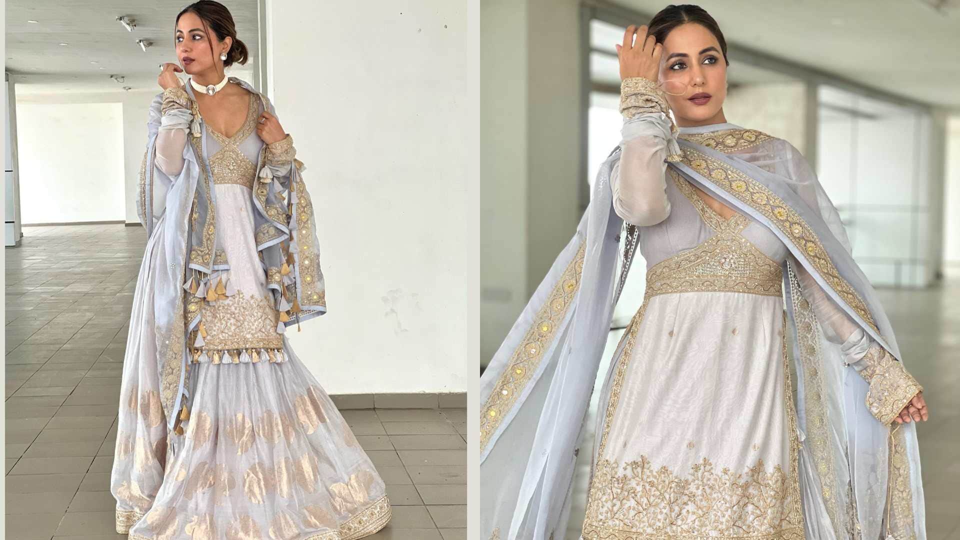 Ramadan 2023 best outfits of hina khan for Eid 2023 see photos