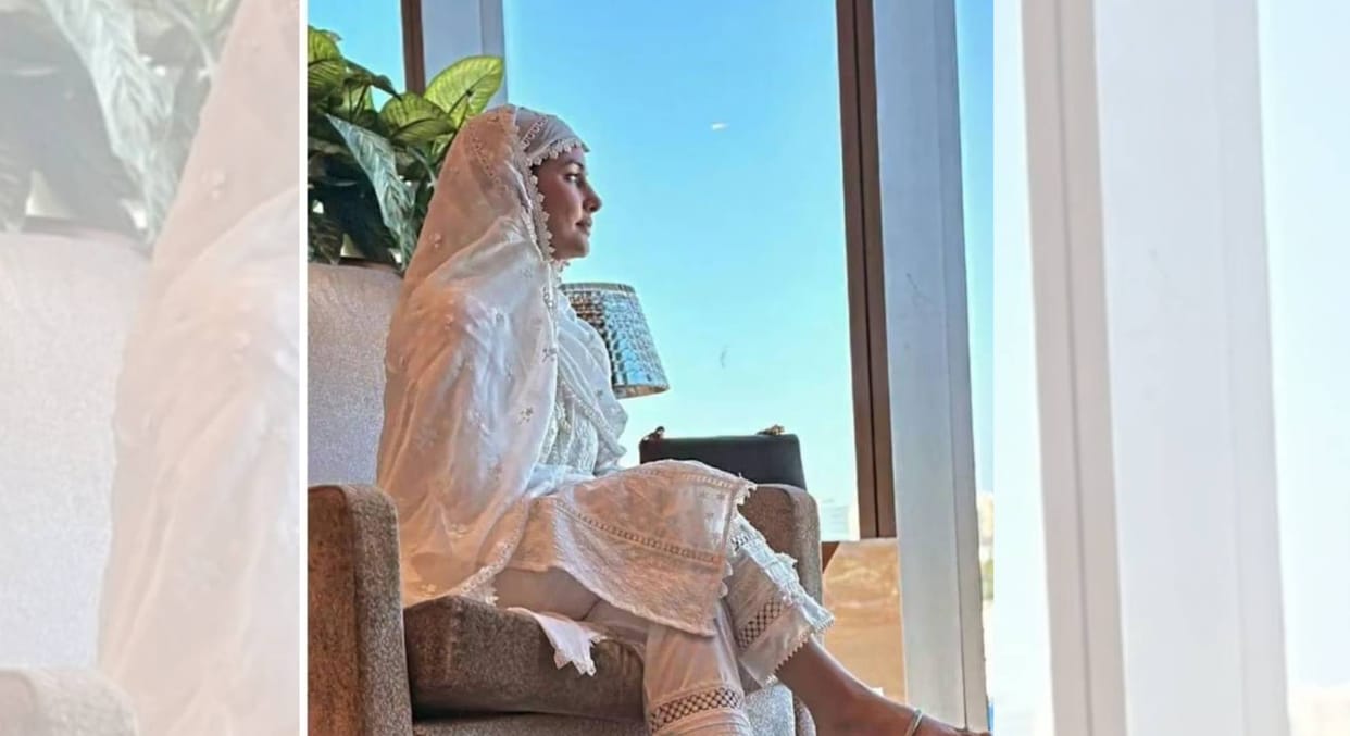 Hina Khan performs her first Umrah at Makka before Ramadan actress shared her picture on social media