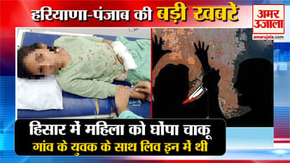 Top News Haryana:Hisar Red Square Market Woman Stabbed
