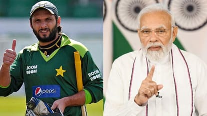 शाहिद अफरीदी और पीएम मोदी