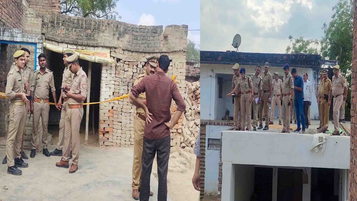 Auraiya: Bombs hurled at home, two girls injured, heavy force deployed in village