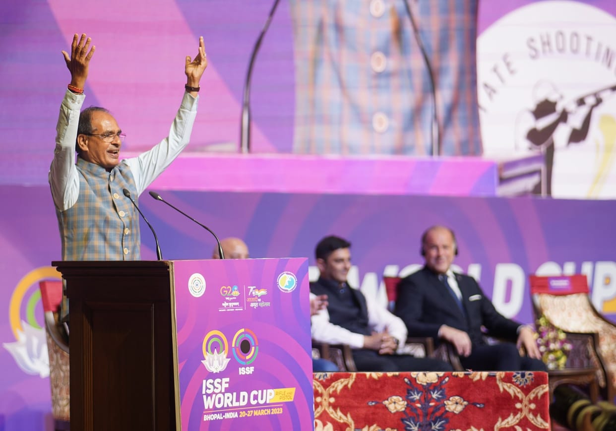 MP News: Inauguration of World Shooting Championship, CM Shivraj said – will make Bhopal a sports hub