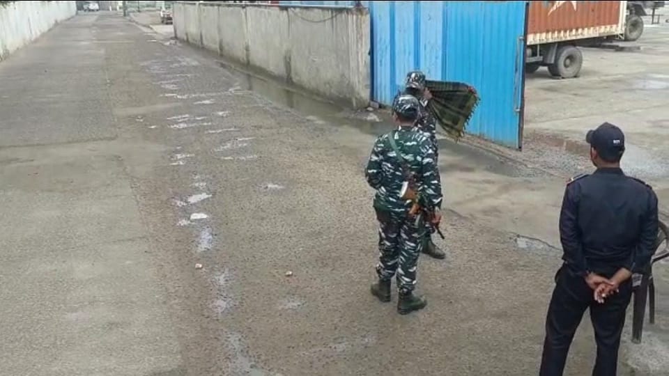 Income tax department raid on meat factory