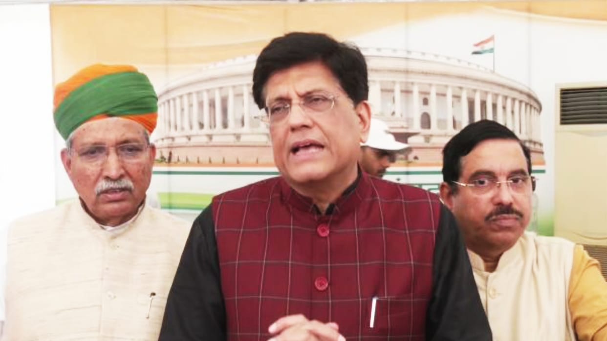 Irresponsible Opposition wilfully stalling Parliament says Piyush Goyal