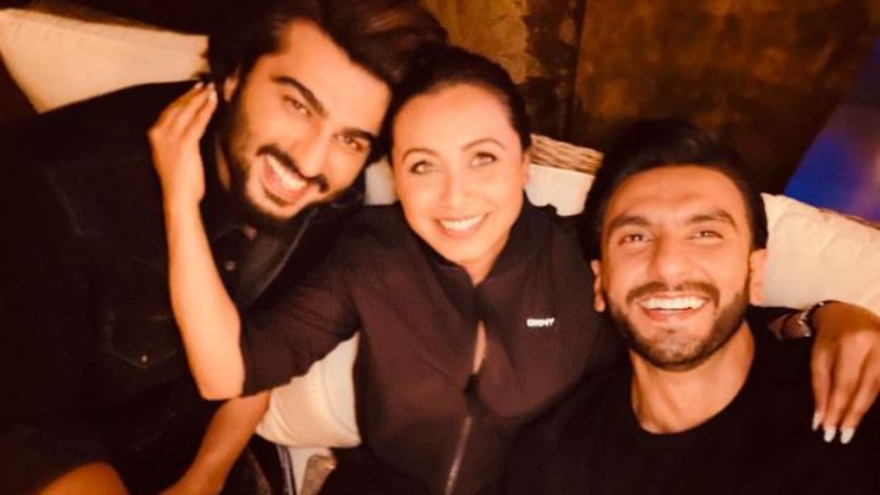 Rani mukerji became popular after mrs chatterjee vs Norway ranveer singh arjun kapoor shared selfie with her